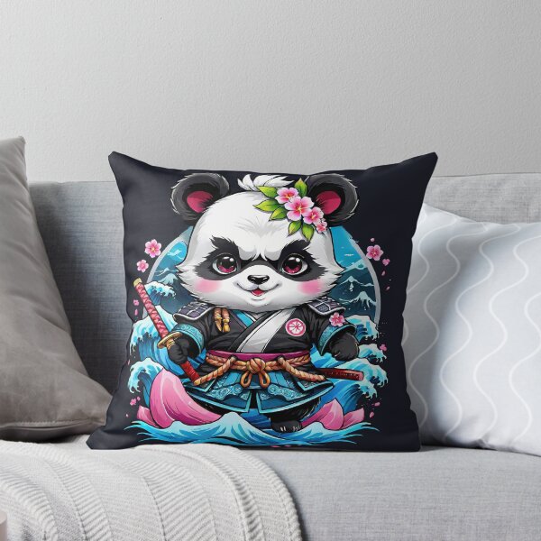 Item preview, Japanese Samurai Panda Tattoo, Kawaii Ninja Panda designed and sold by TaevasDesign.