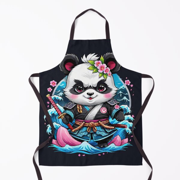 Item preview, Japanese Samurai Panda Tattoo, Kawaii Ninja Panda designed and sold by TaevasDesign.