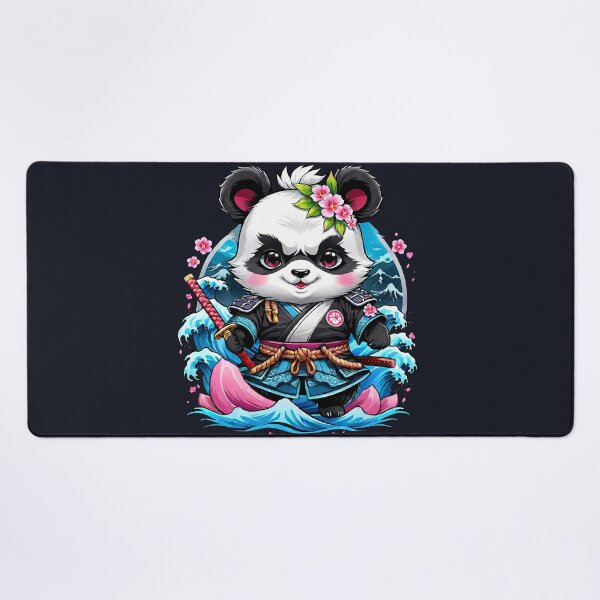 Item preview, Japanese Samurai Panda Tattoo, Kawaii Ninja Panda designed and sold by TaevasDesign.