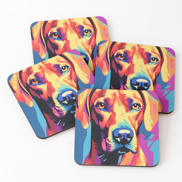 Item preview, Rhodesian ridgeback dog portraits drawing. animal colorful. Animal throw pillow.  designed and sold by formform.