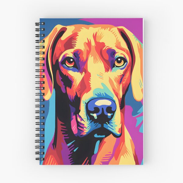 Item preview, Rhodesian ridgeback dog portraits drawing. animal colorful. Animal throw pillow.  designed and sold by formform.