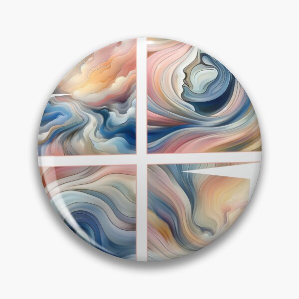 Item preview, Abstract artpiece, fantasy women face, pastell  designed and sold by Coolparrotgirl.