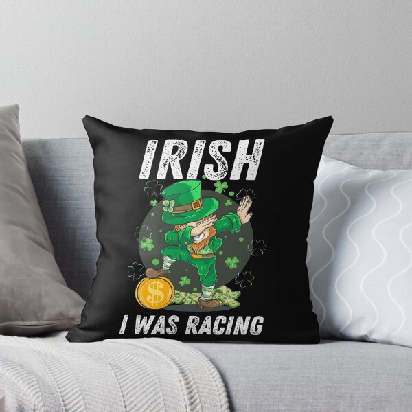 Item preview, Irish I Was Racing Lucky Dabbing Leprechaun Money Bet St Patrick's Day Shamrock Clover St Paddys Cars Racer designed and sold by CarantinedChaos.