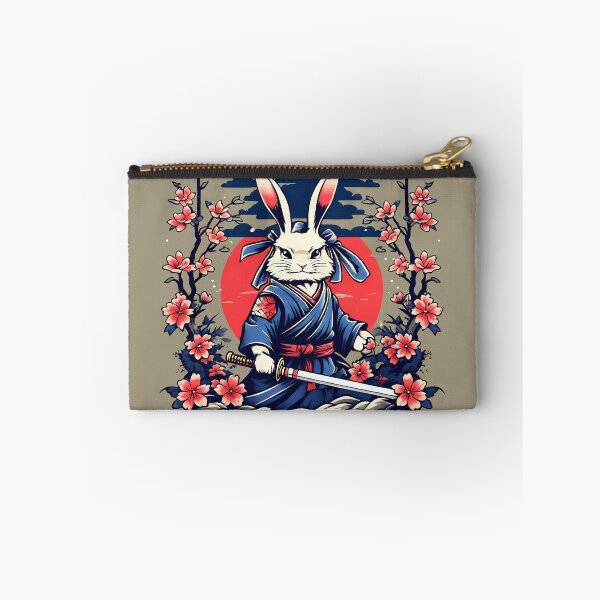 Item preview, Japanese Samurai Rabbit Tattoo, Kawaii Ninja Rabbit designed and sold by TaevasDesign.