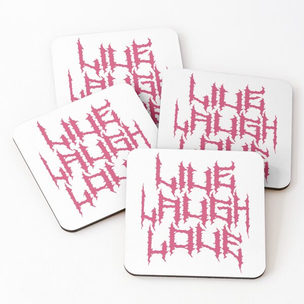 Item preview, Metal Live Laugh Love designed and sold by Bitpix3l.