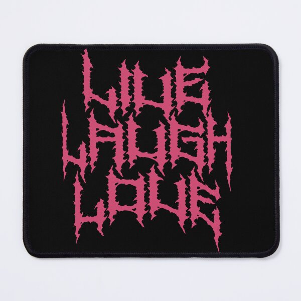 Item preview, Metal Live Laugh Love designed and sold by Bitpix3l.