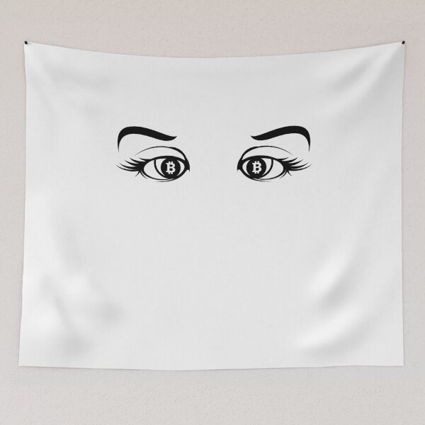 Item preview, Bitcoin Big Eyes shirt designed and sold by Yarkos.