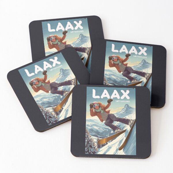 Item preview, Laax Switzerland Snowboard designed and sold by StudioRedKoala.