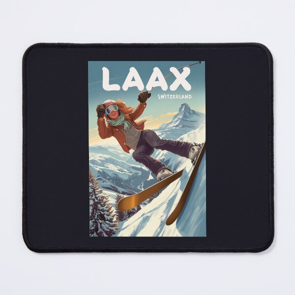 Item preview, Laax Switzerland Snowboard designed and sold by StudioRedKoala.