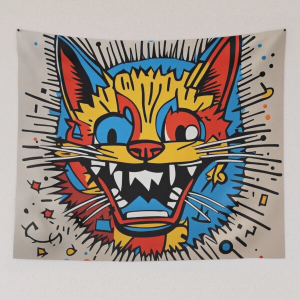 Item preview, The Cat Who Always Laughs designed and sold by Owl-o-the-wisp.