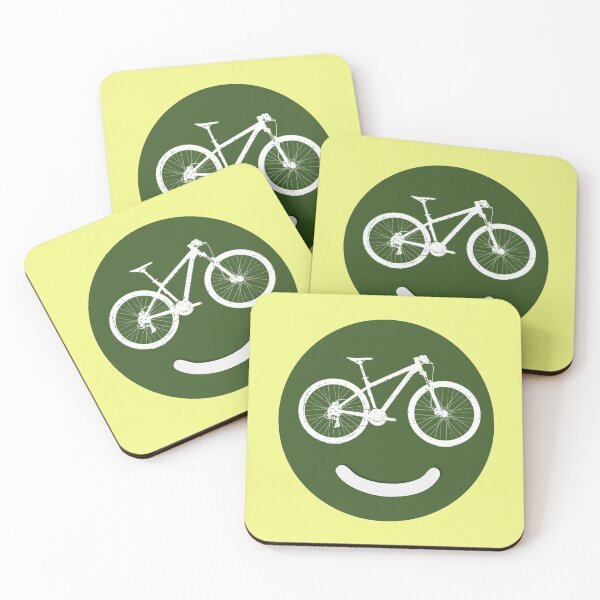 Item preview, Happy MTB green face designed and sold by Gravelymas.