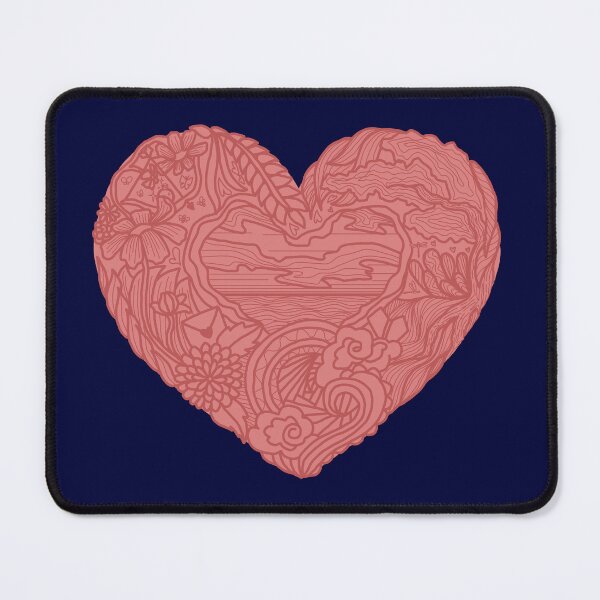 Item preview, VALENTINE HEART MANDALA designed and sold by ulricateodoro.