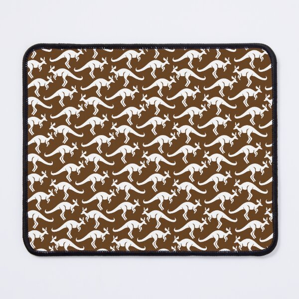 Item preview, Kangaroo abstract pattern designed and sold by Aeterna Prints.