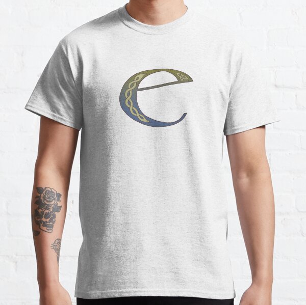 Celtic Knotwork Alphabet - Letter E Classic T-Shirt