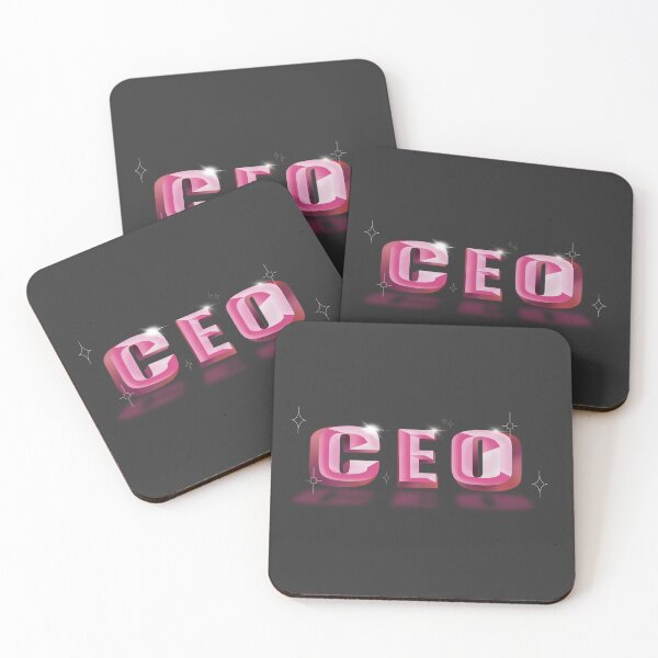 Item preview, CEO 3D Pink Lettering designed and sold by AMGraphicStudio.