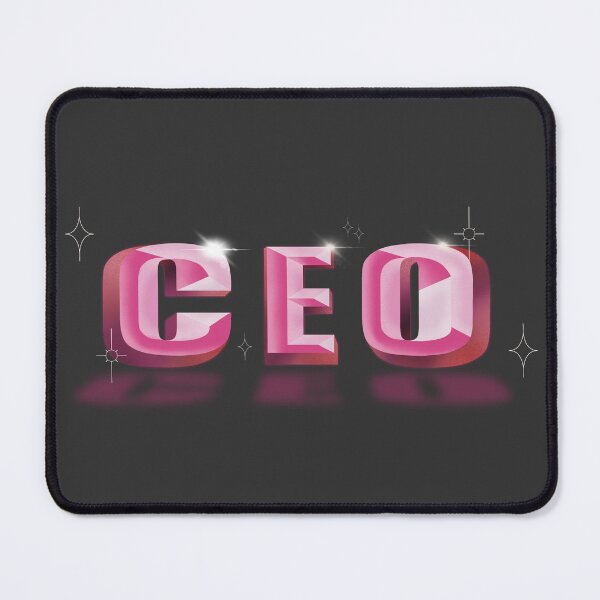 Item preview, CEO 3D Pink Lettering designed and sold by AMGraphicStudio.