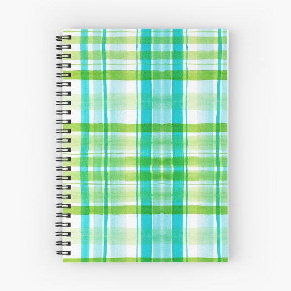 Item preview, Watercolor Plaid Pattern #1 Green and Blue designed and sold by andrebalest.art.