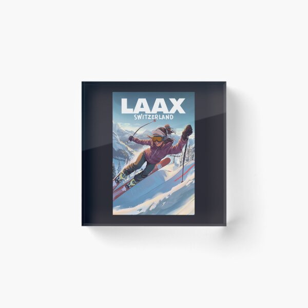 Item preview, Laax Switzerland Snowboard designed and sold by StudioRedKoala.