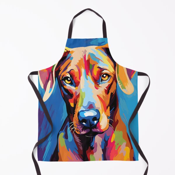 Item preview, Rhodesian ridgeback dog portraits drawing. animal colorful. Animal throw pillow.  designed and sold by formform.
