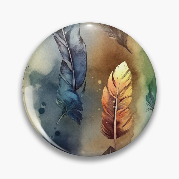Item preview, Watercolor Feather Pattern designed and sold by Light79.
