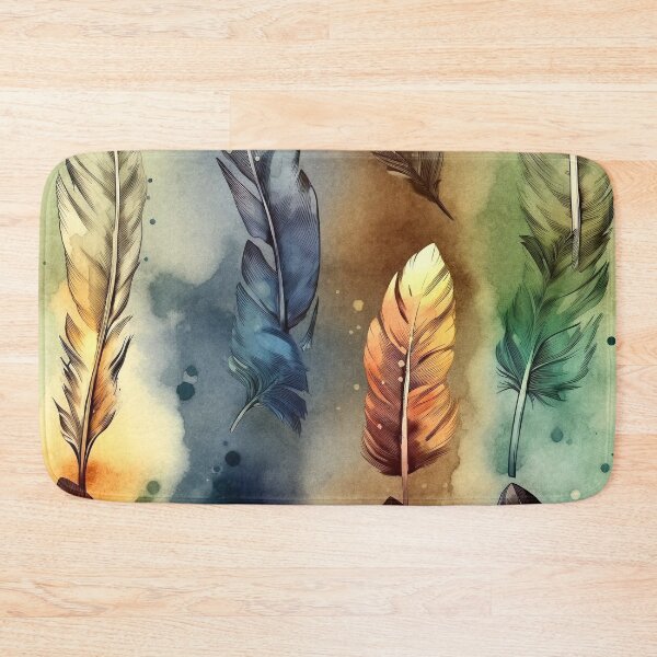 Item preview, Watercolor Feather Pattern designed and sold by Light79.
