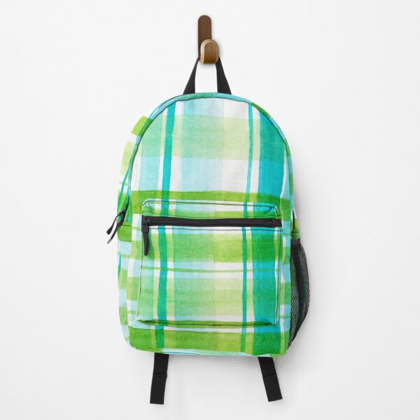 Item preview, Watercolor Plaid Pattern #1 Green and Blue designed and sold by andrebalest.art.