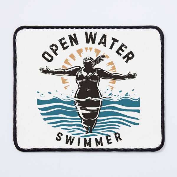 Item preview, Open Water Swimmer Sunshine - Female - w/text designed and sold by TheDigitalAnvil.