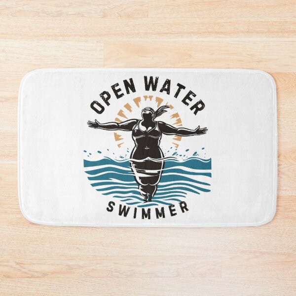 Item preview, Open Water Swimmer Sunshine - Female - w/text designed and sold by TheDigitalAnvil.