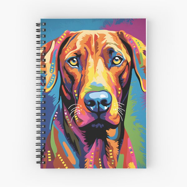 Item preview, Rhodesian ridgeback dog portraits drawing. animal colorful. Animal throw pillow.  designed and sold by formform.