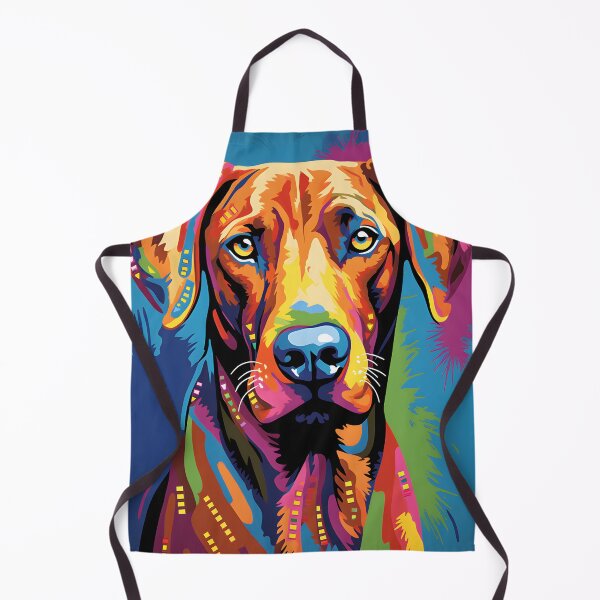 Item preview, Rhodesian ridgeback dog portraits drawing. animal colorful. Animal throw pillow.  designed and sold by formform.