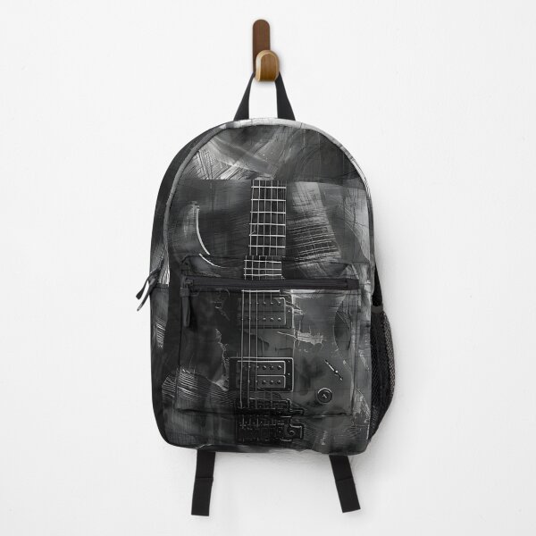 Item preview, Black and white gray scale electric guitar print designed and sold by dcrc.