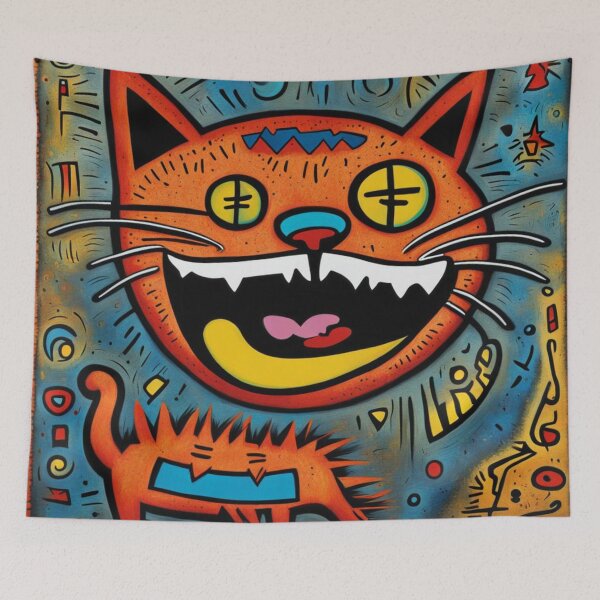 Item preview, The Happy Cat designed and sold by Owl-o-the-wisp.