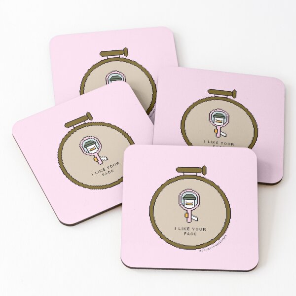 Item preview, i like your face - pixel art! designed and sold by sourdough designs ૮ ˶ᵔ ᵕ ᵔ˶ ა.