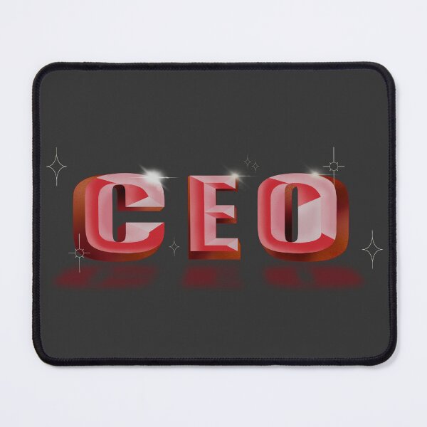 Item preview, CEO 3D Red Lettering designed and sold by AMGraphicStudio.