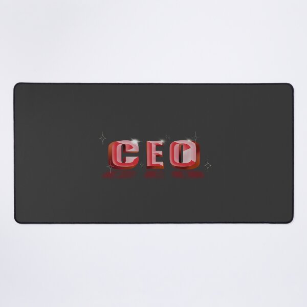 Item preview, CEO 3D Red Lettering designed and sold by AMGraphicStudio.
