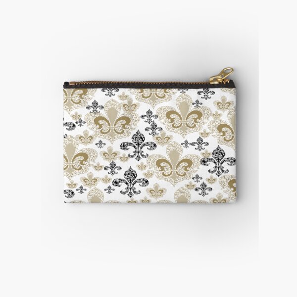 Item preview, Fleur De Lis White/Black and Gold designed and sold by BerryBerryBaby.