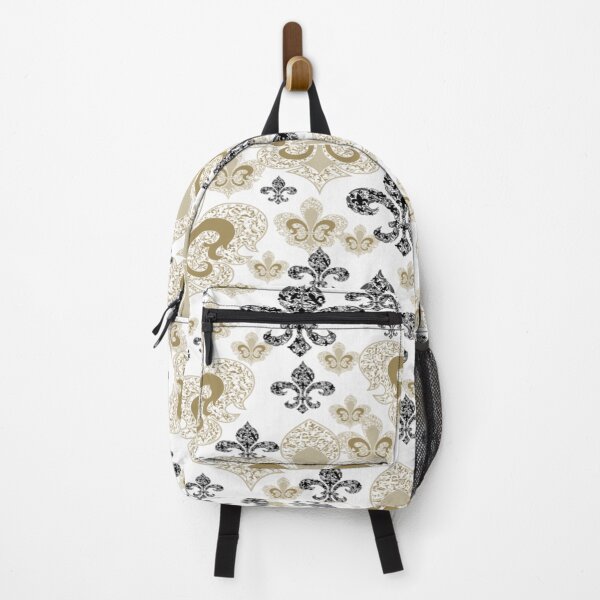 Item preview, Fleur De Lis White/Black and Gold designed and sold by BerryBerryBaby.