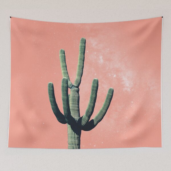 Item preview, Cactus Succulent Mexican Desert Pink Tropical Galaxy  designed and sold by Inogitna Designs.