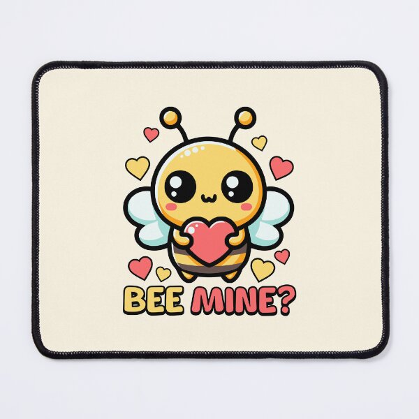 Item preview, Bee Mine! Cute Valentines Day Bee Pun designed and sold by PMCreative.