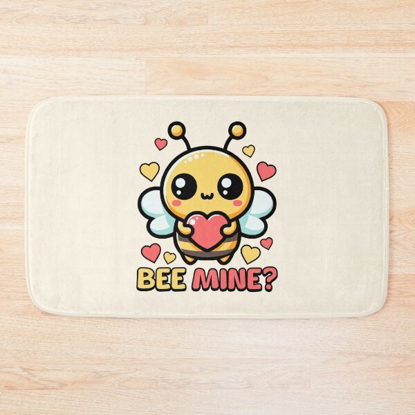 Item preview, Bee Mine! Cute Valentines Day Bee Pun designed and sold by PMCreative.