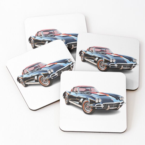 Item preview, “Bursts of Color: An Illustration of a Vintage Car” designed and sold by CHRIST5000.