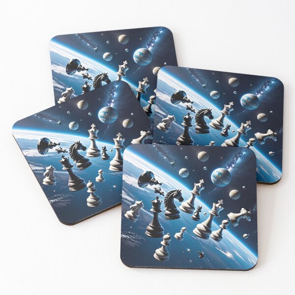 Item preview, Chess Pieces In Space designed and sold by Planetporridge.