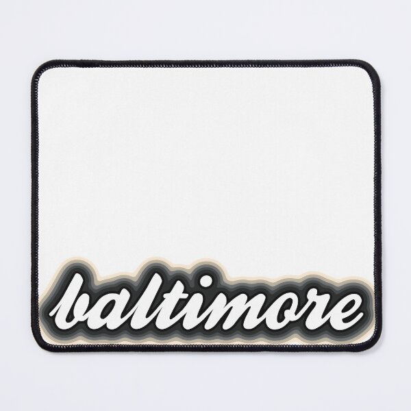 Item preview, Monochrome Baltimore Lettering designed and sold by fangirljules.