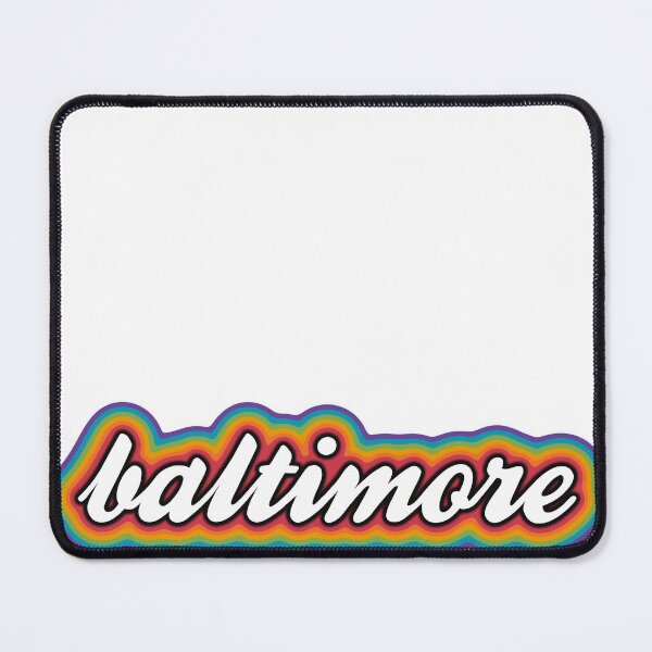 Item preview, Muted Rainbow Baltimore Lettering designed and sold by fangirljules.