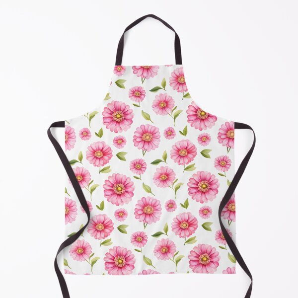 Item preview, Pink Zinnia flower seamless pattern designed and sold by varinchai.