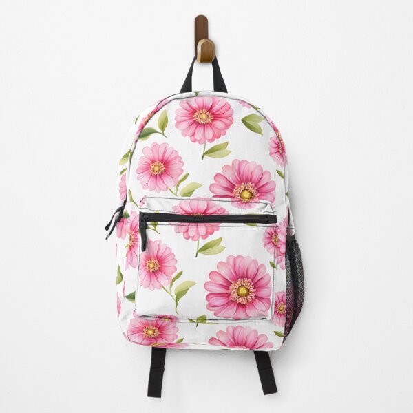 Item preview, Pink Zinnia flower seamless pattern designed and sold by varinchai.