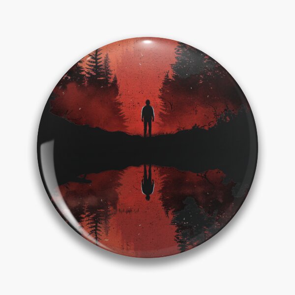 Item preview, Solitude's Mirror - Reflective Wilderness Art designed and sold by Sir Meow Meow.