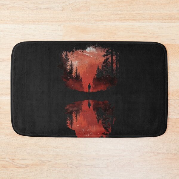Item preview, Solitude's Mirror - Reflective Wilderness Art designed and sold by Sir Meow Meow.