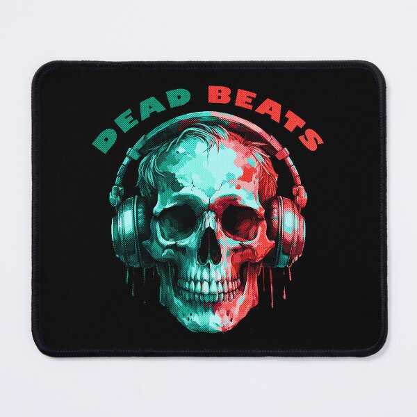 Item preview, Dead Beats Skull With Headphones designed and sold by raymondjmcd.
