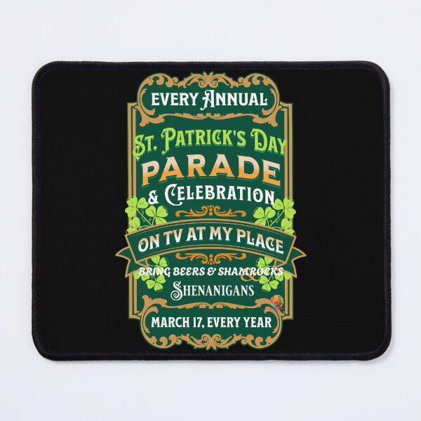 Item preview, St Patrick's Day Parade on TV At My Place designed and sold by OliDesigns.